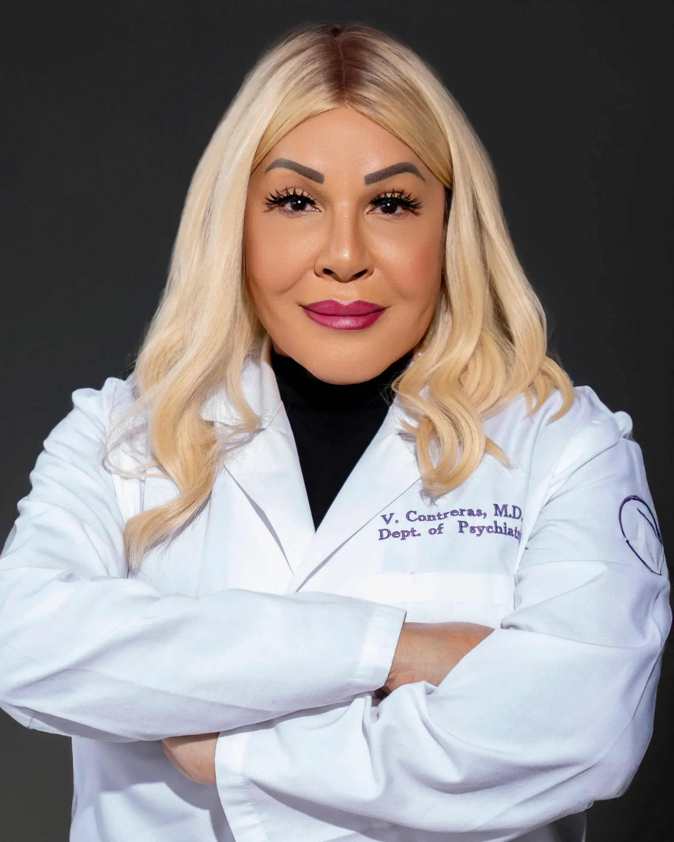 Dr. Virginia Contreras headshot at R&C Psychiatry